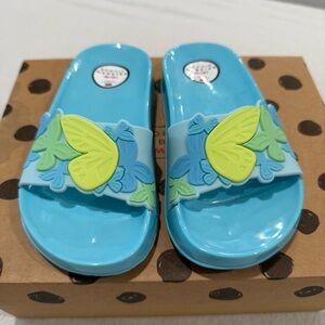 Sophia Webster junior Spearmint and Yellow Butterfly jelly Slides
